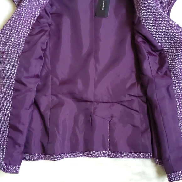 NWT. The Limited Cotton/Rayon blended full lining sleeveless blazer vest. - Picture 6 of 8